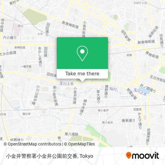 小金井警察署小金井公園前交番 map