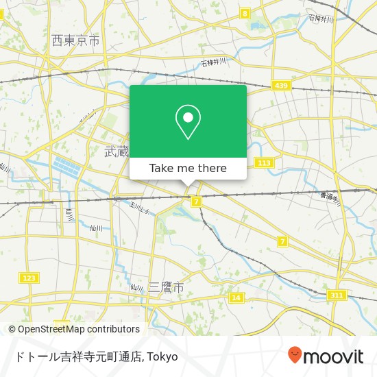 ドトール吉祥寺元町通店 map