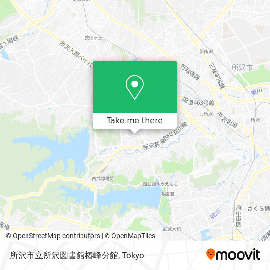 所沢市立所沢図書館椿峰分館 map
