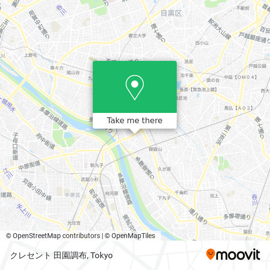 クレセント 田園調布 map