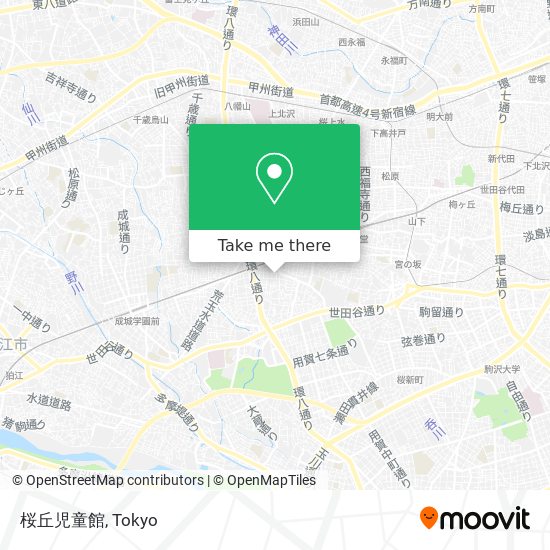 桜丘児童館 map