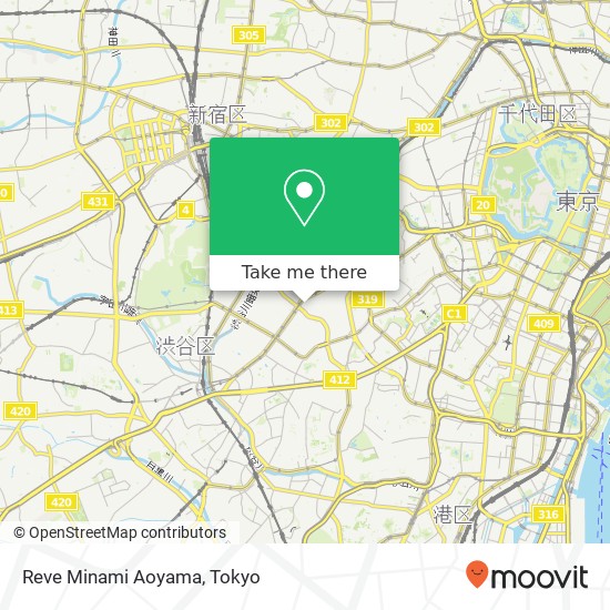Reve Minami Aoyama map