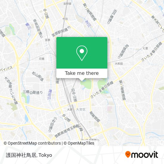 護国神社鳥居 map