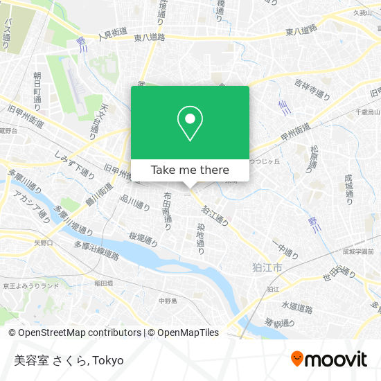 How To Get To 美容室 さくら In 調布市 By Bus Or Metro Moovit