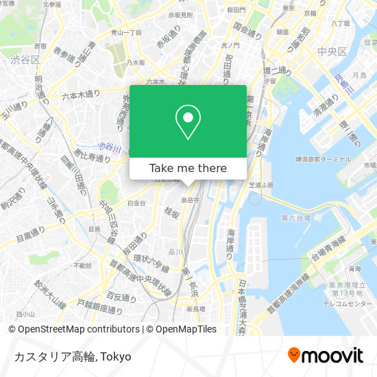 カスタリア高輪 map