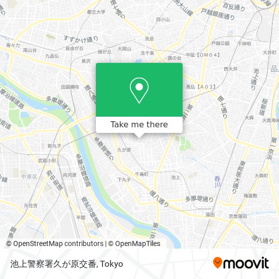 池上警察署久が原交番 map