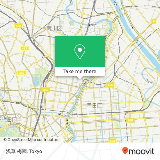 浅草 梅園 map