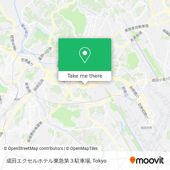 成田エクセルホテル東急第３駐車場 map