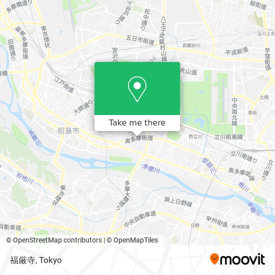 福厳寺 map