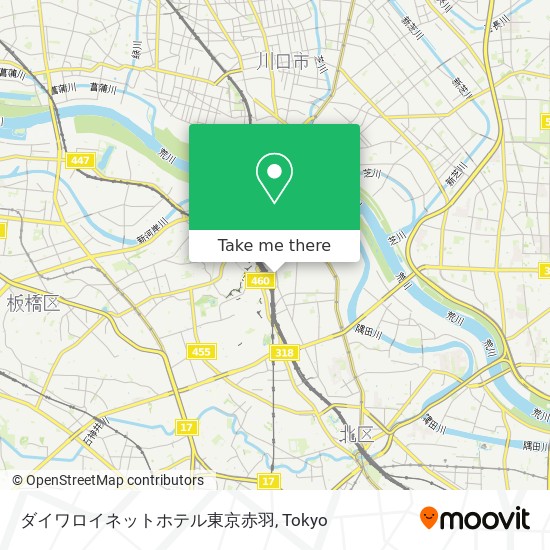 ダイワロイネットホテル東京赤羽 map