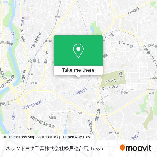 ネッツトヨタ千葉株式会社松戸稔台店 map