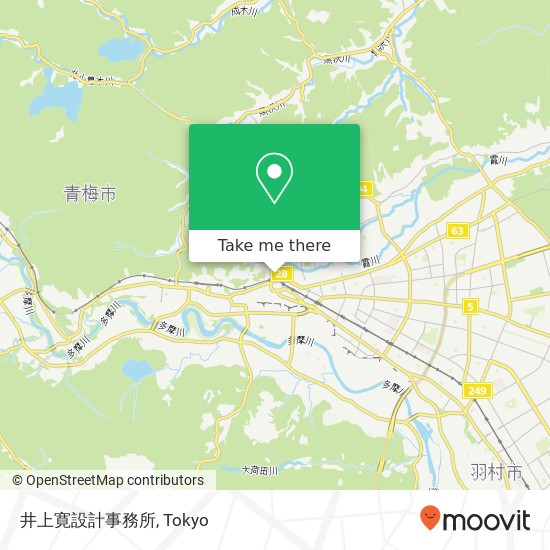 井上寛設計事務所 map