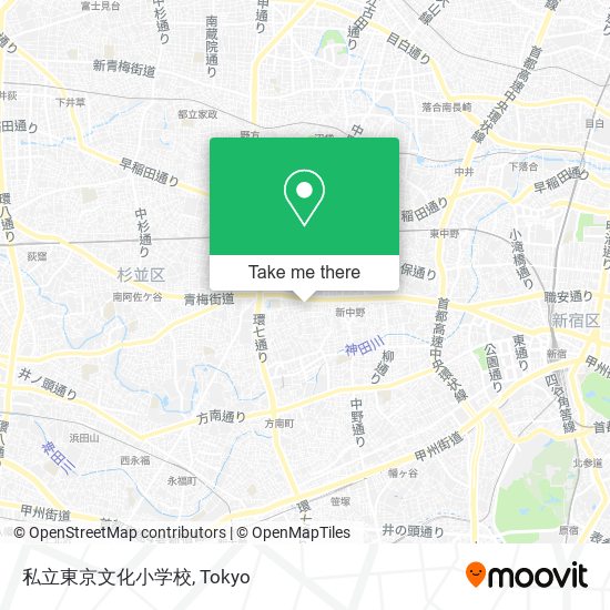 私立東京文化小学校 map