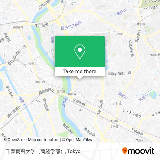 千葉商科大学（商経学部） map