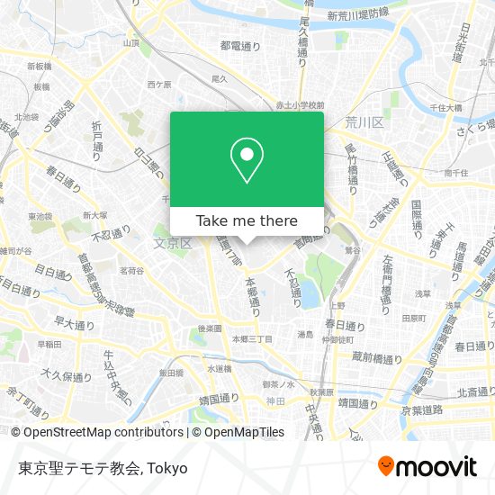 東京聖テモテ教会 map