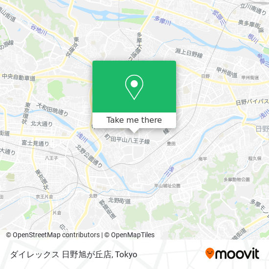 ダイレックス 日野旭が丘店 map