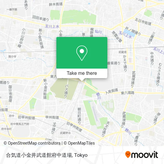 合気道小金井武道館府中道場 map