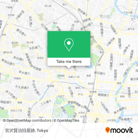 宮沢賢治旧居跡 map