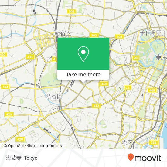 海蔵寺 map