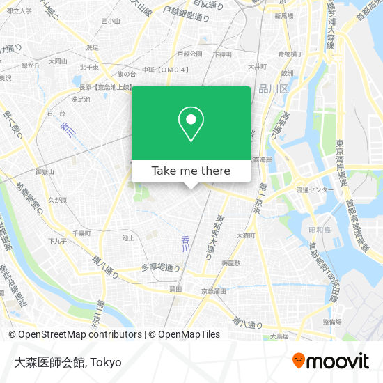 大森医師会館 map