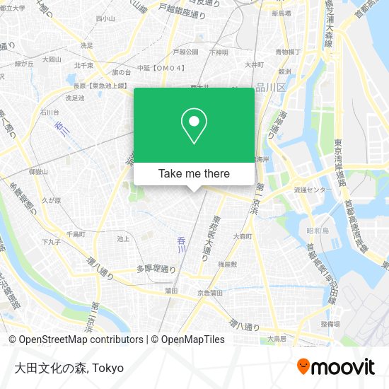 大田文化の森 map