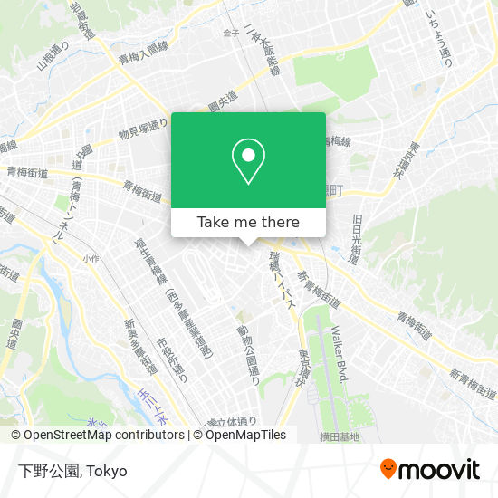 下野公園 map
