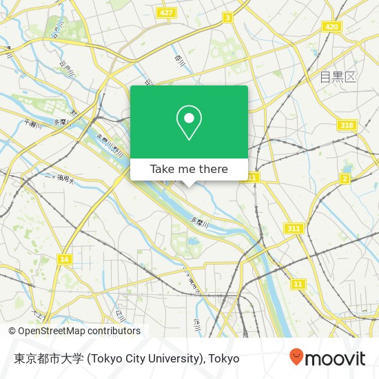東京都市大学 (Tokyo City University) map