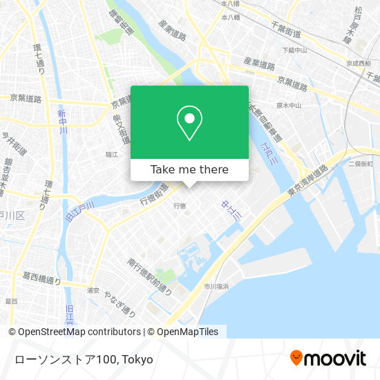 ローソンストア100 map