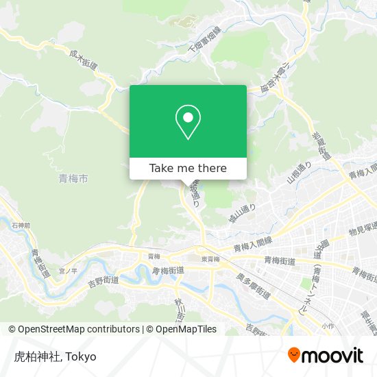 虎柏神社 map