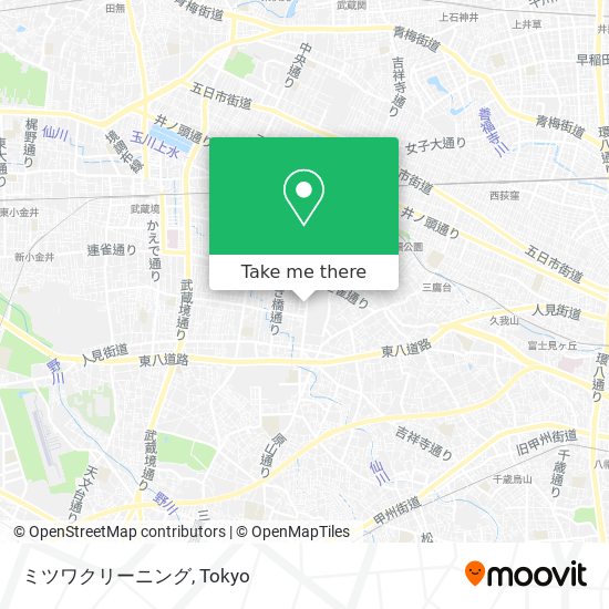 ミツワクリーニング map