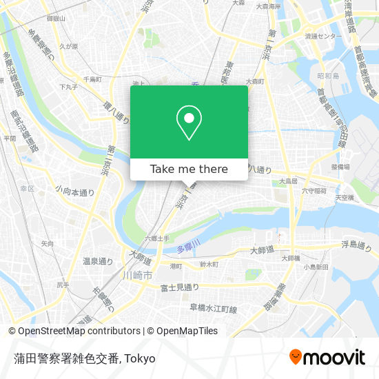 蒲田警察署雑色交番 map