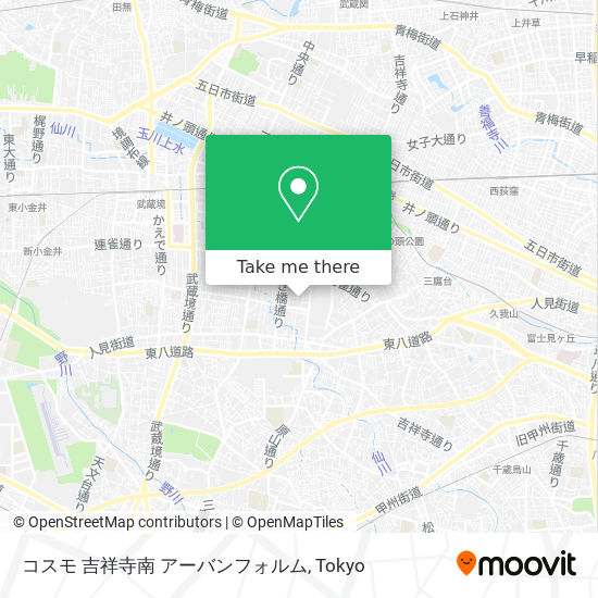 コスモ 吉祥寺南 アーバンフォルム map
