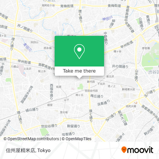 信州屋精米店 map