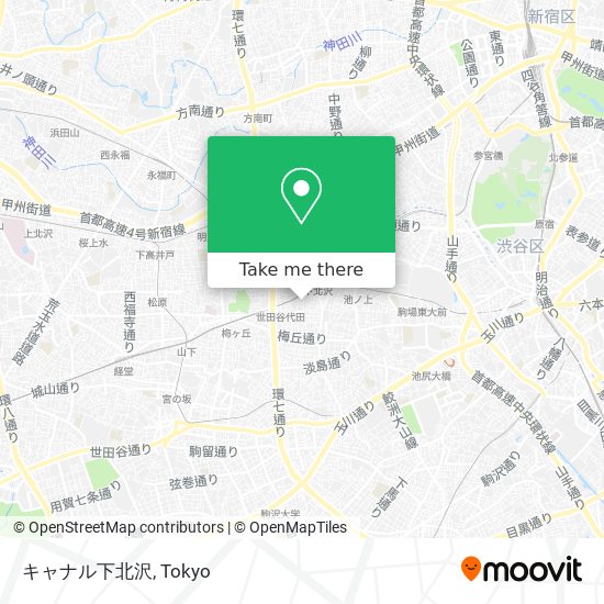 キャナル下北沢 map