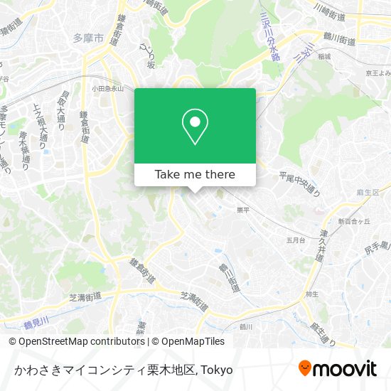 かわさきマイコンシティ栗木地区 map