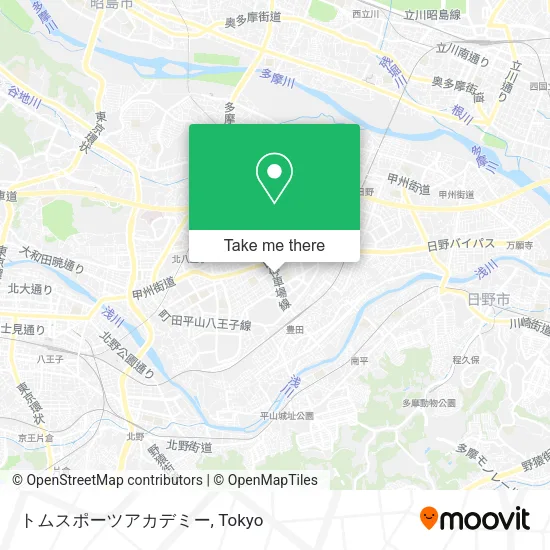 トムスポーツアカデミー map