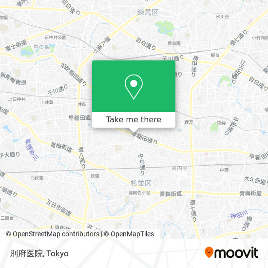 別府医院 map