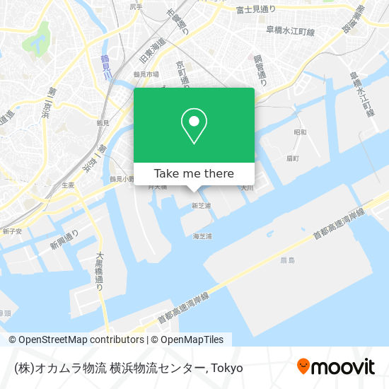 (株)オカムラ物流 横浜物流センター map