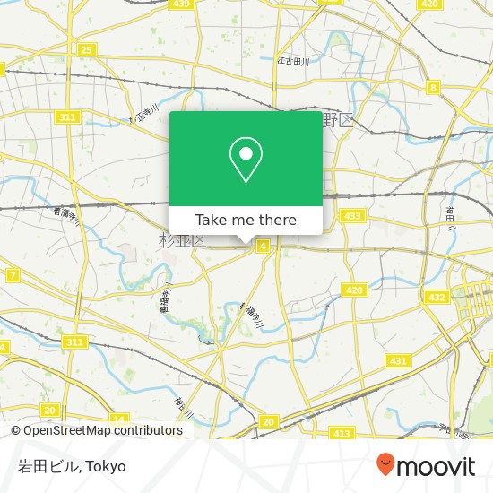 岩田ビル map