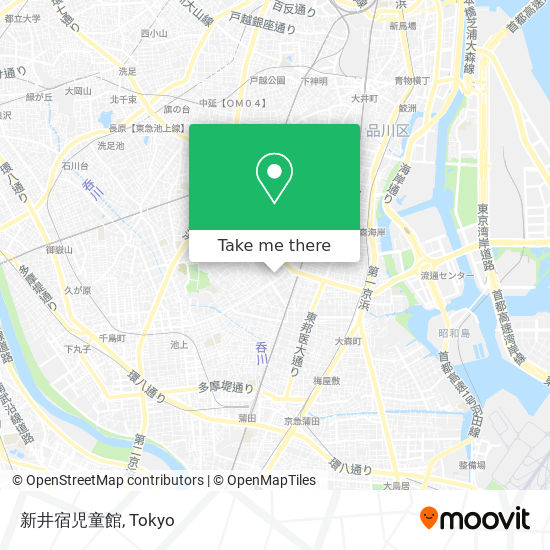新井宿児童館 map
