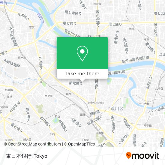 東日本銀行 map