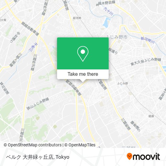 ベルク 大井緑ヶ丘店 map