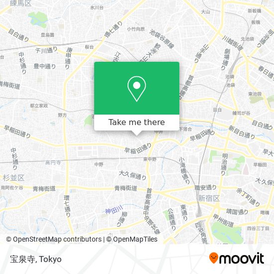 宝泉寺 map