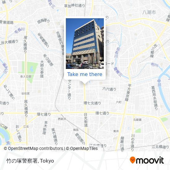 竹の塚警察署 map
