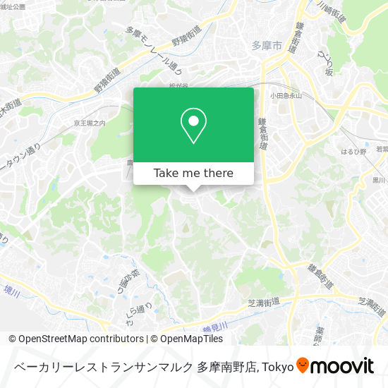 ベーカリーレストランサンマルク 多摩南野店 map