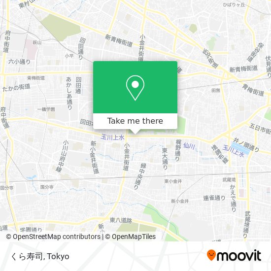 くら寿司 map