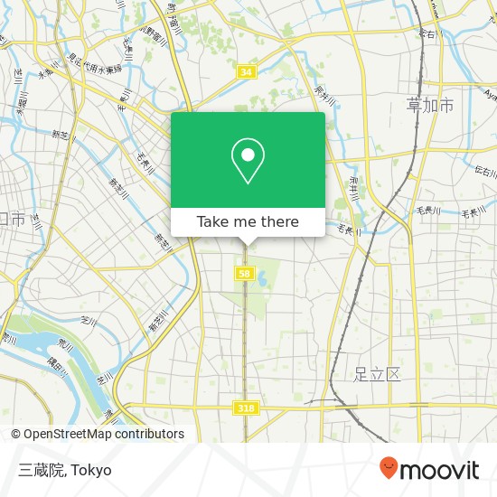 三蔵院 map