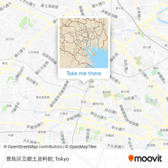 豊島区立郷土資料館 map