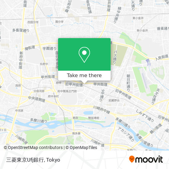 How To Get To 三菱東京ufj銀行 In 府中市 By Bus Or Metro