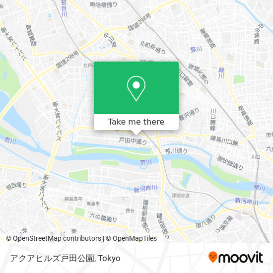 アクアヒルズ戸田公園 map